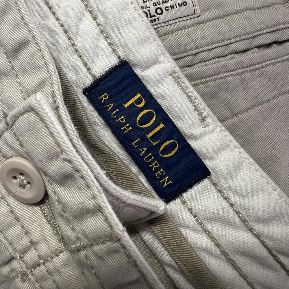 Polo Ralph Lauren Cargo Shorts Mens 44 Beige Classic Outdoor Pockets Casual - Picture 7 of 8